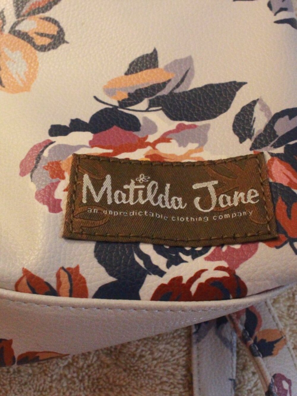Matilda Jane Floral Mini Backpack - Picture 2 of 3